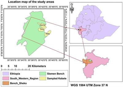 Effects of household vectors on child health and its determinants in southwest, Ethiopia correspondence analysis